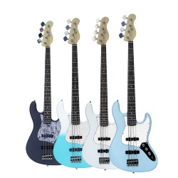 Professional 4-String Electric Bass Guitar with Canada Maple Wood and Poplar Wood Back/Side Wholesome Set with