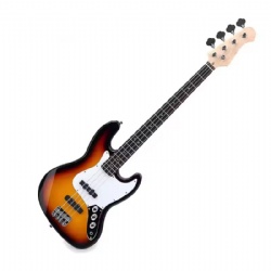 Cheap Wholesale Several Colors to Choose From OEM 4 String 24 Fine Silk Wutong Wood Electric Bass Guitar